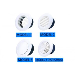 Plastic Ducting Bathroom Grille Exhaust 150mm 6in MORE MODELS