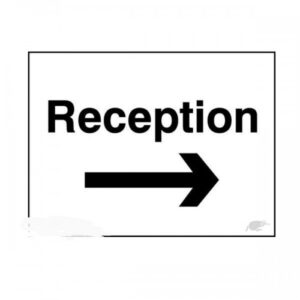 "Reception" Sign
