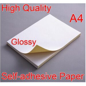 A4 sticker 100s pack Glossy suitable for Inkjet printer labels self adhesive