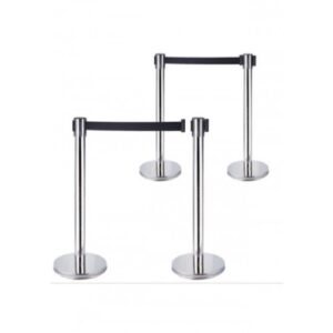 1 SET/1 pair Crowd Control Queue 2 Barriers Fence / Adjustable/ Stainless steel