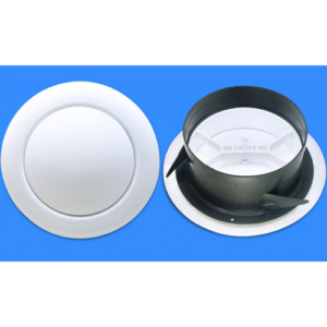 Plastic Ducting/ Bathroom Grille Exhaust 150mm 6in NEW round