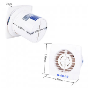 Bathroom Kitchen Extract Exhaust Fan 100 mm 4in