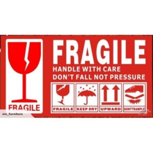 Fragile Stickers 13cmX7cm 100 Labels