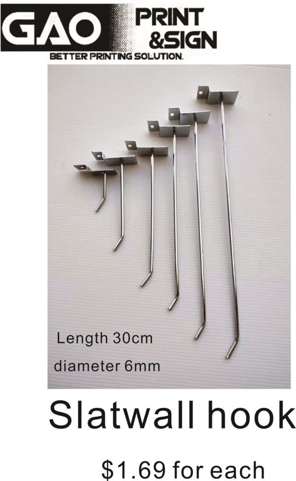 Slatwall hooks diameter 6mm - Image 2
