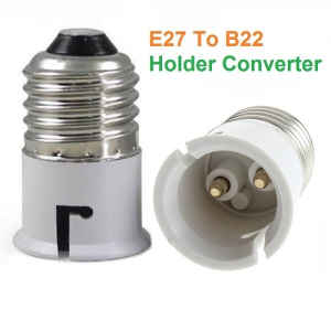 Lamp converter E27 to B22 Adapter - white